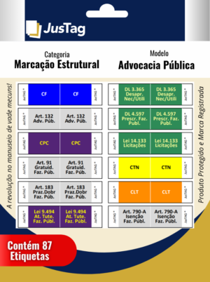 Etiqueta Vade Mecum | Advocacia Pública (Estrutural)