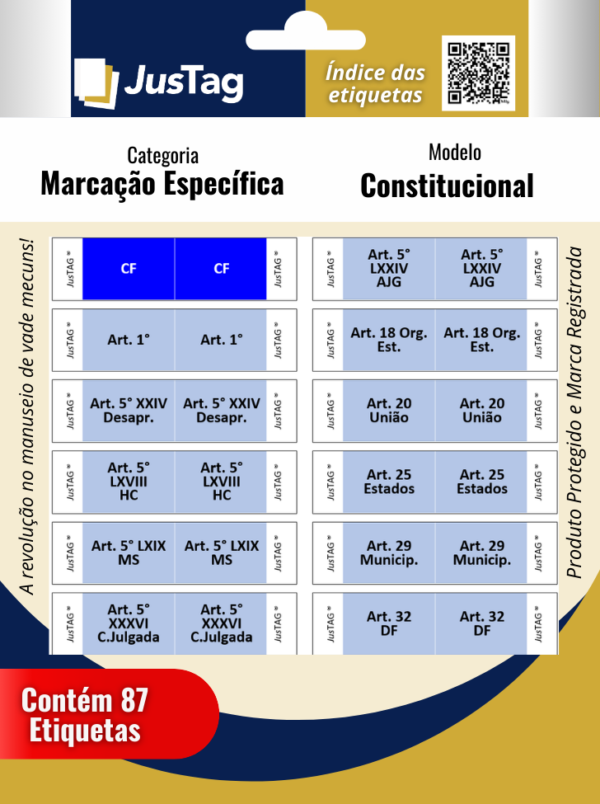 Etiqueta Vade Mecum | Direito Constitucional [Específicos]