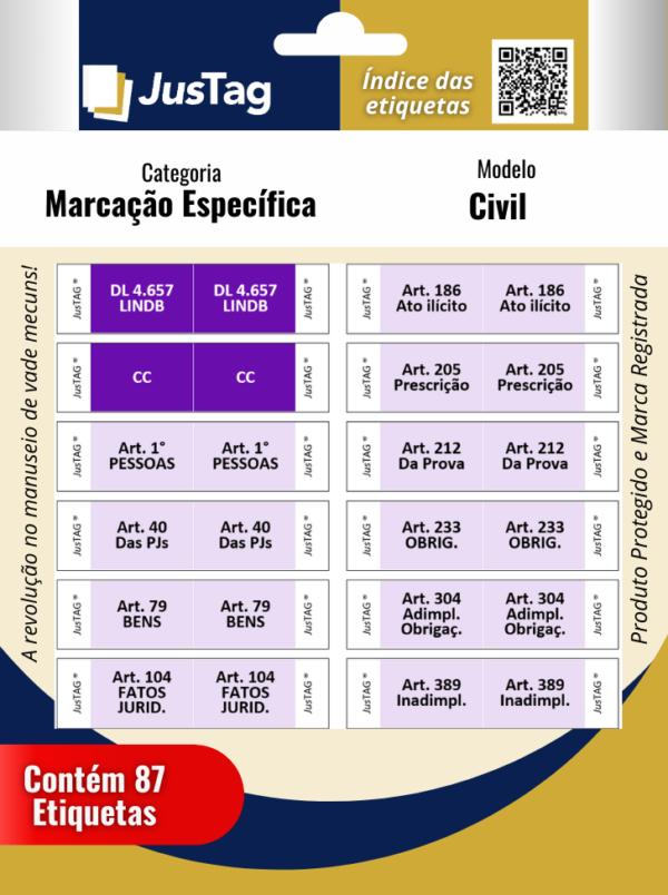 Etiqueta Vade Mecum | Direito Civil [Específicos]